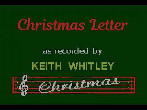 A Christmas Letter - Keith Whitley