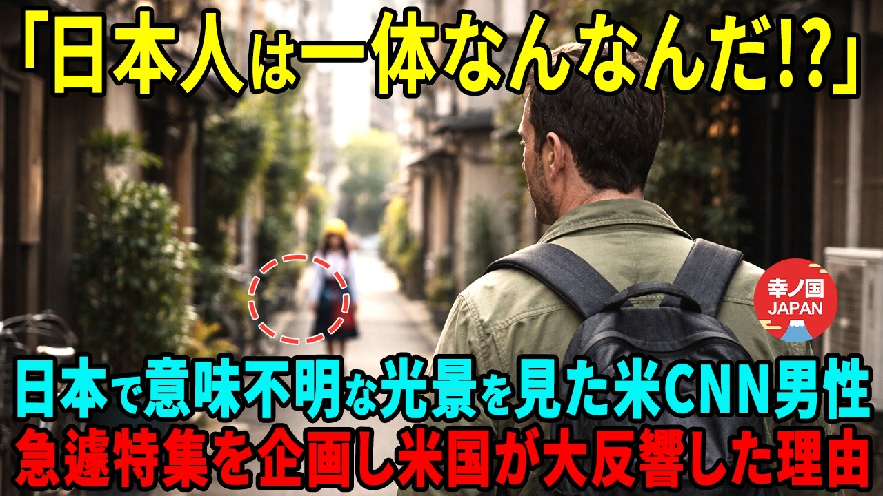 【海外の反応】「やはり日本は異世界だ」日本の意味不明な光景を映した「わずか5分の映像」が500万再生され世界が驚愕した理由