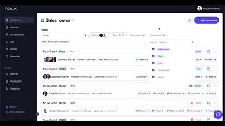 How to Use Dashboard -Noux Digital Sales Room