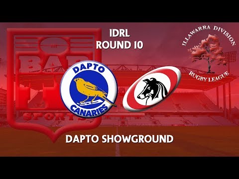 2018 Illawarra RL 1st Grade Round 10 - Dapto Canaries v Collegians