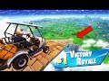 GOLF KART JUMP from MAX HEIGHT in Fortnite Battle Royale