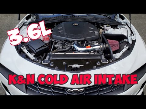 2019 CAMARO RS 3.6L K&N COLD AIR INTAKE INSTALL *TYPHOON CAI*