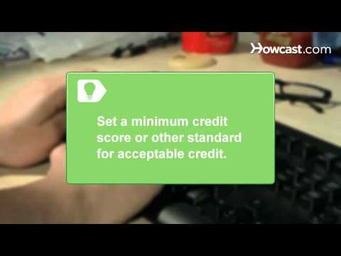 How to do credit check on tenants