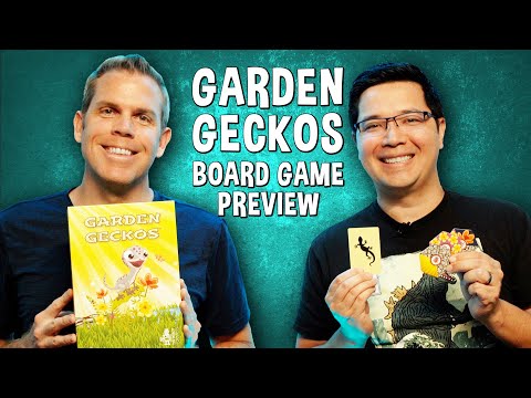 Preview of Garden Geckos - Tile-Placement Gecko Board Game