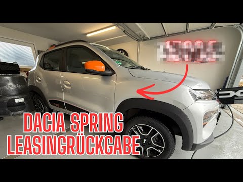 Leasingrückgabe Dacia Spring 😬 – So viel mussten wir nachbezahlen!