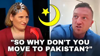French Reporter Defends Islam, Then Nearly DROPS When Tommy Robinson Asks This...