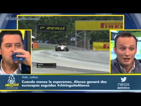 Raul Rojo Martínez, "especialista" de F1 por las noches en El Chiringuito