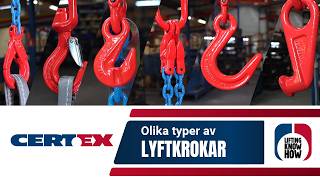 Lifting KnowHow:  Olika typer av lyftkrokar