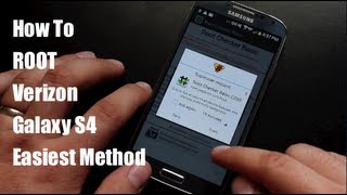 How To ROOT Verizon Galaxy S4 EASIEST Method!