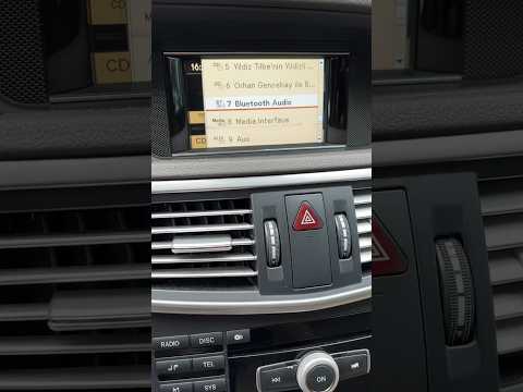Mercedes E W212 Bluetooth Audio Aktivasyonu | #mercedes #shorts #audio