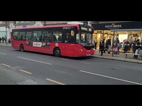 BUS ROUTE 465 PICKING UP PASSENGERS IN KINGSTON