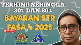 Download lagu TERKINI BAYARAN STR FASA 4! BAYARAN PENERIMA 20% DAN 80%! mp3