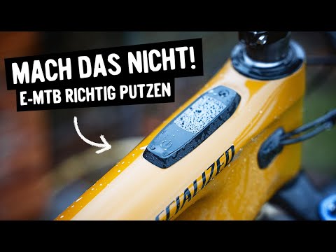 Be careful when washing your E-MTB - this is how you clean and care for an E-Bike CORRECTLY!