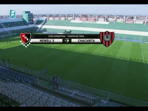 Fútbol en vivo. Newell's - Chacarita. 32 avos Copa Argentina. FPT.
