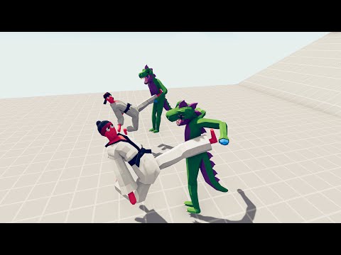 TAEKWONDO CHAMPION BROTHERS Vs EVERY UNIT - TABS Totally Accurate Battle Simulator - 🔥 🔥