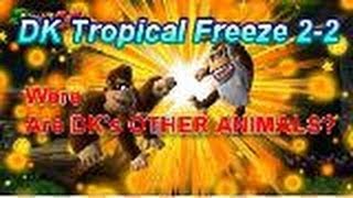 preview picture of video 'Where are Donkey Kong's Animal Friends? DK Tropical Freeze 2-2 Mountain Mania'
