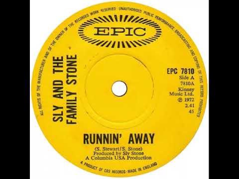 UK New Entry 1972 (81) Sly & The Family Stone - Runnin' Away