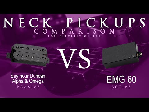 Seymour Duncan ALPHA & OMEGA vs EMG 60 - Neck Pickup Guitar Tone Comparison Demo