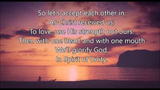 Spirit of Unity (Lyric Video)