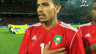 Maroc - Mozambique / Qualification CAN 2013 / Hymne du Maroc.