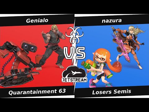 Quarantainment 63 Losers Semis - Genialo (Ken, ROB) Vs nazura (Inkling, Corrin) - SSBU