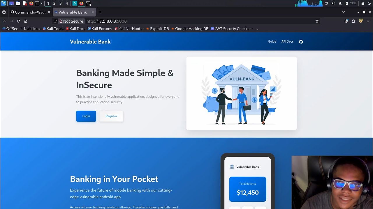 Web App Security with Vuln-Bank | Lab Setup & Environment Prep (Ep 1)