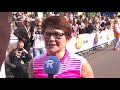 Marian de Jong de Jong is de laatste loper van de Marathon van R'dam 2018