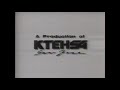 Public Broadcasting Service KTEH X2 With Announcer Sign Off Mid 1980s 1994