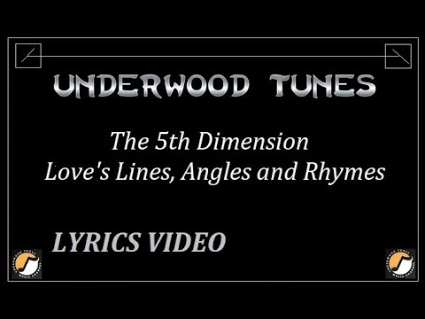 The 5th Dimension ~ Love's Lines, Angles and Rhymes ~ 1971 ~ w/lyrics