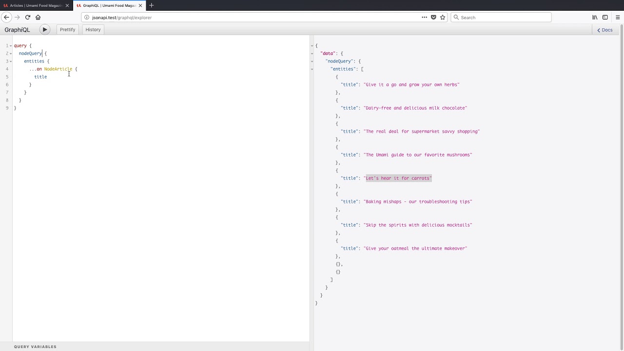 GraphQL demo