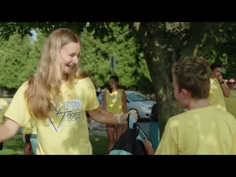 Embedded YouTube video explaining Aaron’s Acres’ recreational and social programs for individuals with disabilities, supported by the High Foundation.