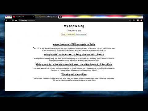 How to build async requests in Rails - Screencast
