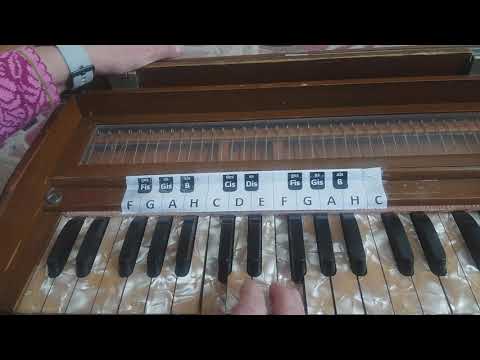 Harmonium lesson Mahamantra 2