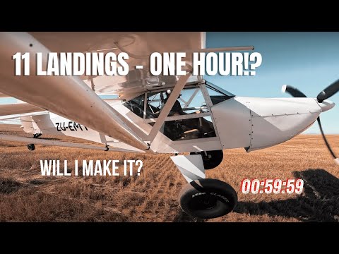 Bush Flying Challenge: 11 Landings in 1 Hour – STOL Adventure in South Africa