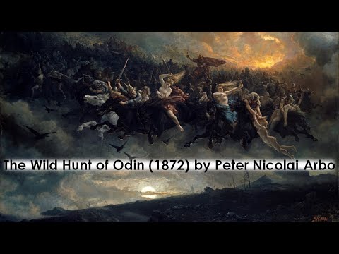 The Wild Hunt of Odin (1872) by Peter Nicolai Arbo