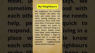 Shadowing Practice: My Neighbours #englishshadowing #englishshorts