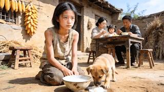 她在外打工養全家，女兒在家卻只能和狗分飯吃，母親回村後第一件事就是替女兒翻桌立規矩！ #反轉 #短劇 #親情