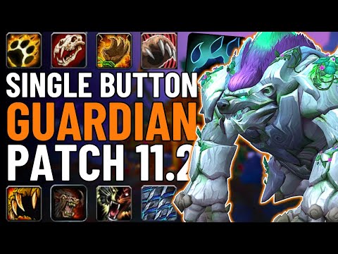 One Button Guardian Druid Guide | Single-Button Tank in WoW Patch 11.2