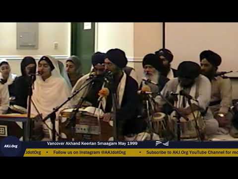 069 Vancouver May 1999 SatEve RSK - Bhai Manmohan Singh Jee CA