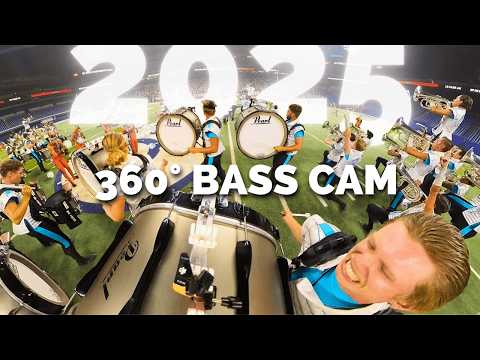 Boston Crusaders 2025 - 360° Bass Cam Victory Run