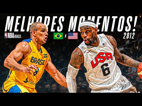 BRAZIL X USA | HIGHLIGHTS (LeBron James, Leandro Barbosa and more) 2012