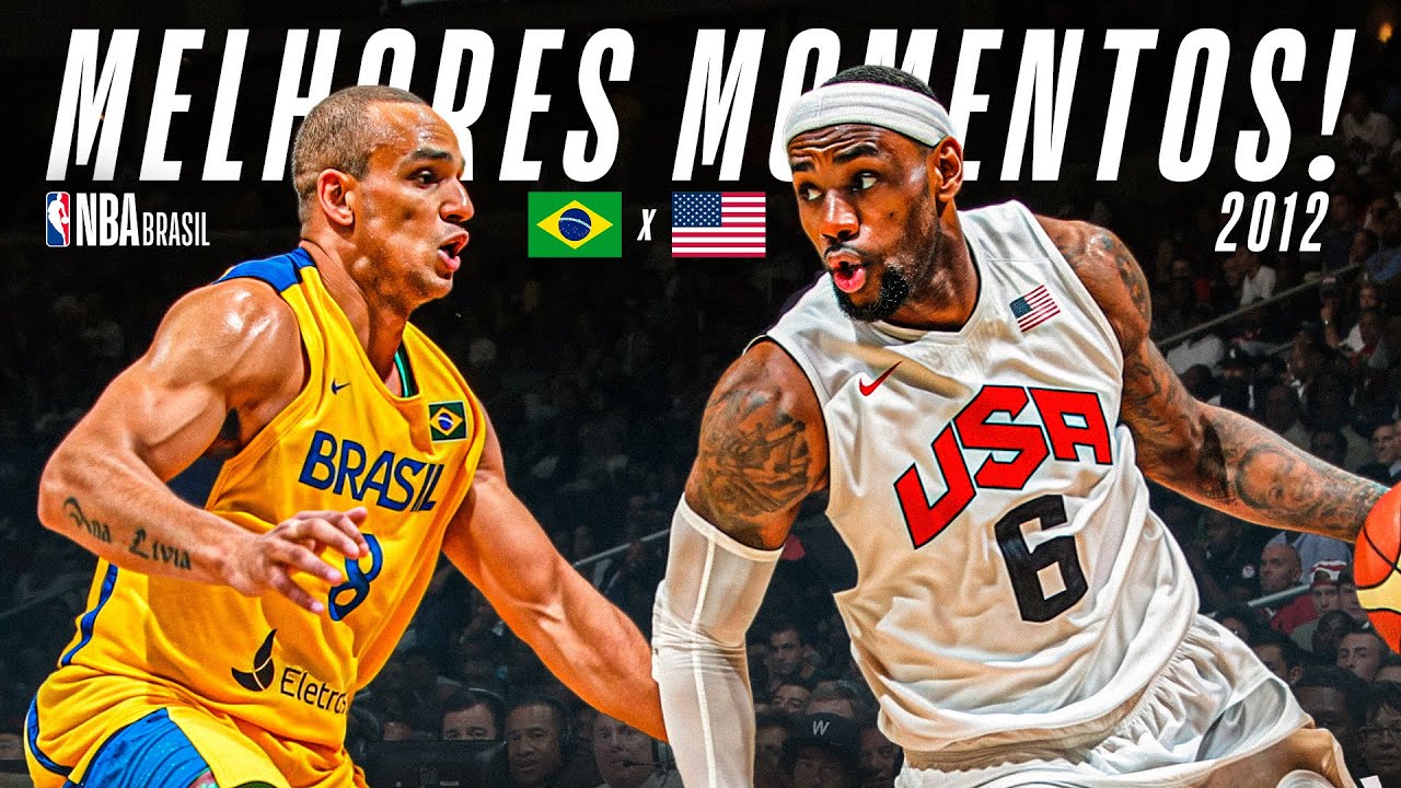 BRAZIL X USA | HIGHLIGHTS (LeBron James, Leandro Barbosa and more) 2012