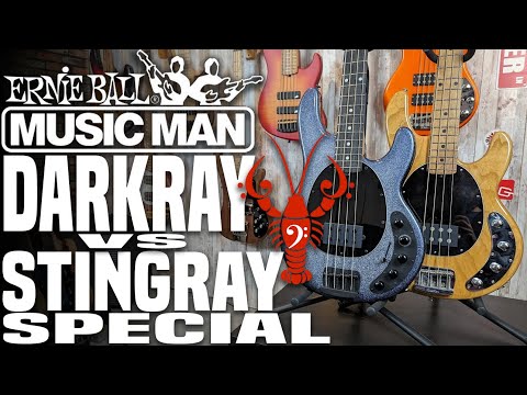 Music Man DarkRay vs Stingray Special - This is THE Stingray Showdown! - LowEndLobster Tone Shootout