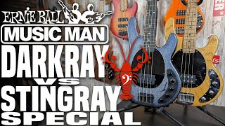 Video thumbnail for Music Man DarkRay vs Stingray Special - This is THE Stingray Showdown! - LowEndLobster Tone Shootout by LowEndLobster