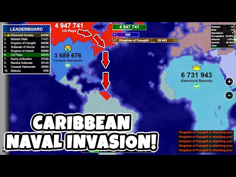 Caribbean Naval Invasion! - Territorial IO