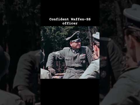 Confident Waffen-SS officer #ww2 #history