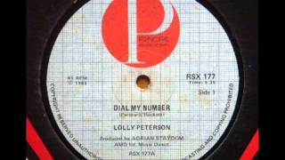 LOLLY PETERSON- DIAL MY NUMBER       SOUTH AFRICA 1986