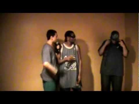 Hyped Up-Angry Rapper almost Punches Team Member During Freestyle(Really Funny)