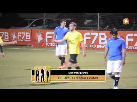 Fútbol 7 Bravo. Segunda GII. Jornada 23. Men Peluqueros 9 - 1 Ni un Durú