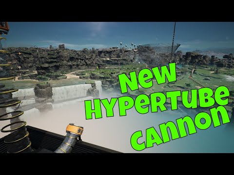 Satisfactory the New Hypertube cannon